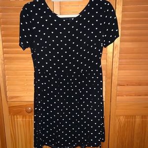 H&M casual black dress